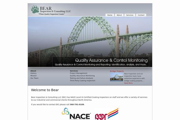 WordPress website example screenshot