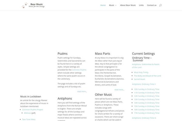 WordPress website example screenshot