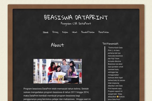 beasiswadataprint.com site used Scholarship