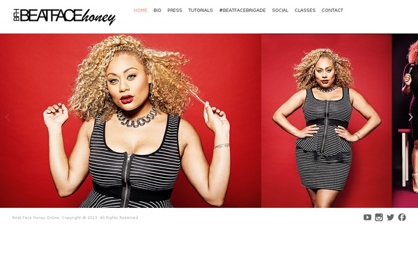 beatfacehoney.com site used Beatfacehoney