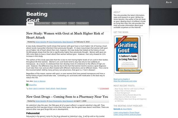 beatinggout.com site used Fusion