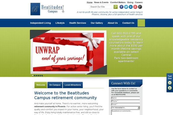 beatitudescampus.org site used Beatitudescampus