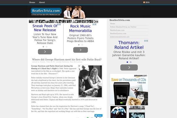 DarkZen theme site design template sample