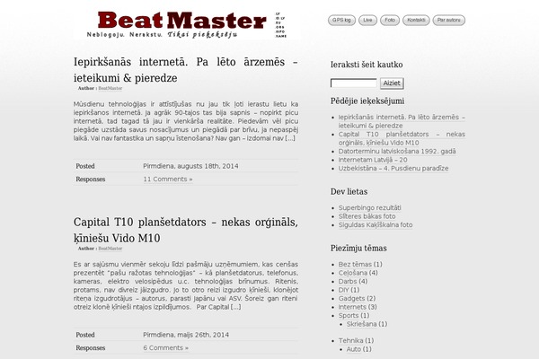 beatmaster.lv site used Revolutionary