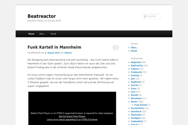 Site using Cleaner Gallery plugin