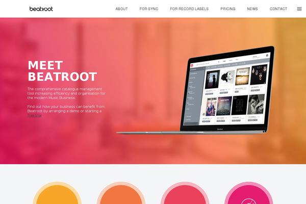 beatroot.com site used Beatroot