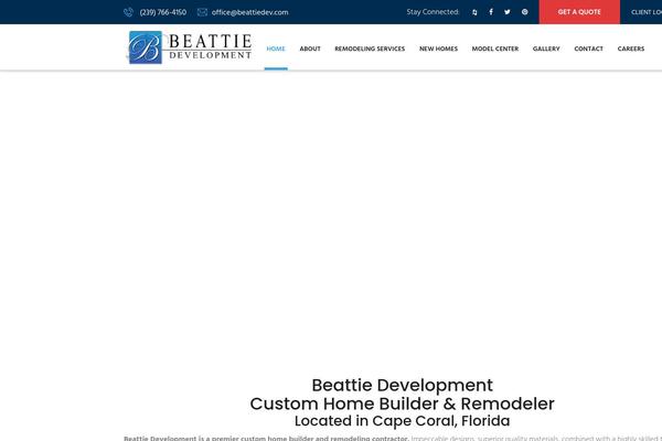 WordPress website example screenshot
