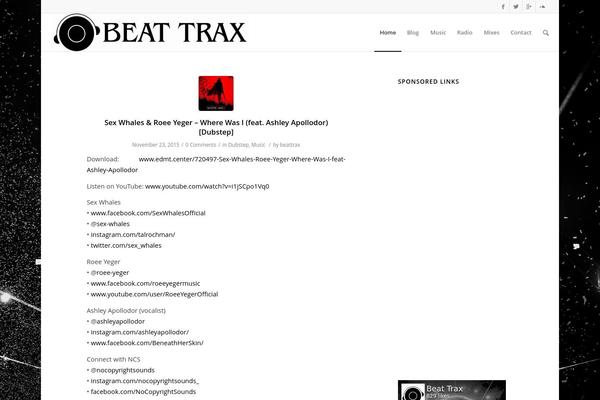 Enfold theme site design template sample