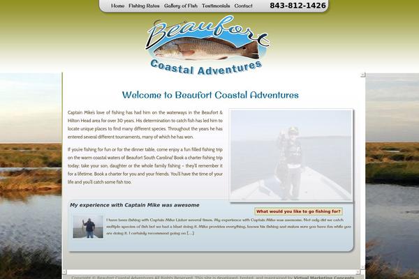 beaufortfishingcharter.com site used Beaufortfishingcharter.com