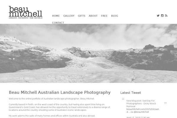 beaumitchell.com site used 2013minimal