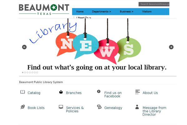 beaumontlibrary.org site used Modernize-refinery-source