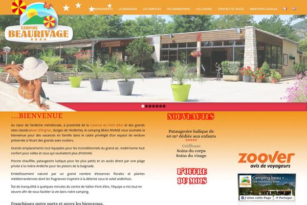 Enfold theme site design template sample
