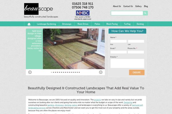 beauscape.com site used Beauscape
