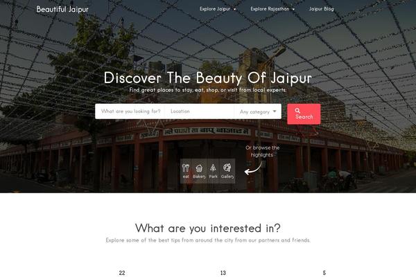 WordPress website example screenshot