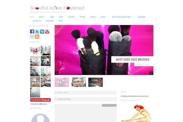 Oxygen theme site design template sample