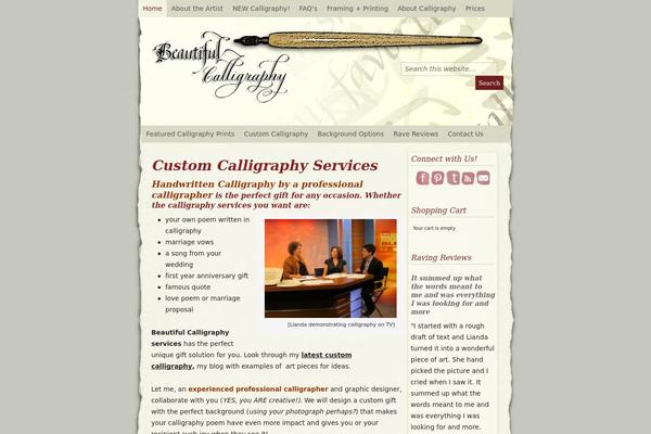 WordPress website example screenshot