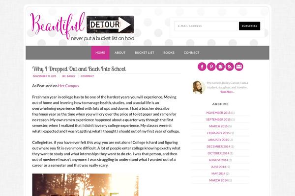 Modern Blogger Pro theme site design template sample