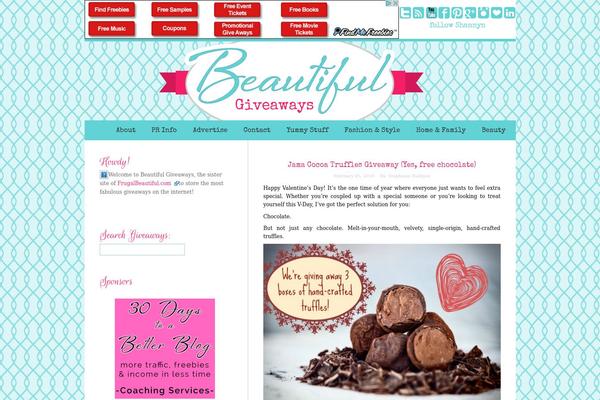 beautifulgiveaways.com site used Giveaway