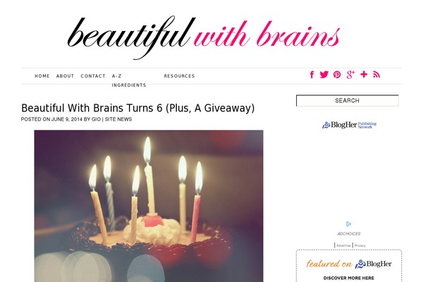 beautifulwithbrains.com site used Chicboss
