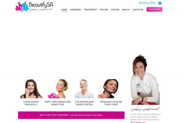 beautifysa.com.au site used Beautify