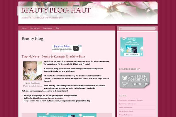 Bouquet theme site design template sample