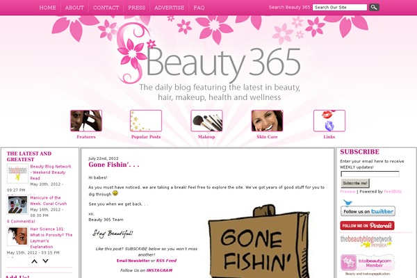 beauty3sixty5.com site used Beauty365
