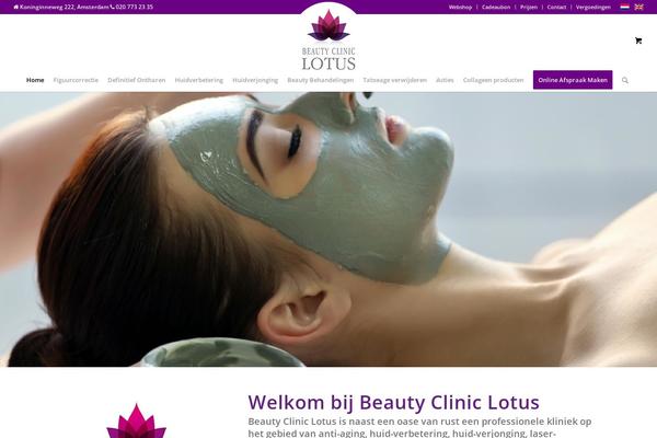 beautycliniclotus.nl site used Enfold-child-theme