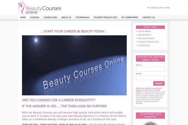 beautycoursesonline.com site used Bcol