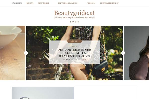 beautyguide.at site used Beautyguide