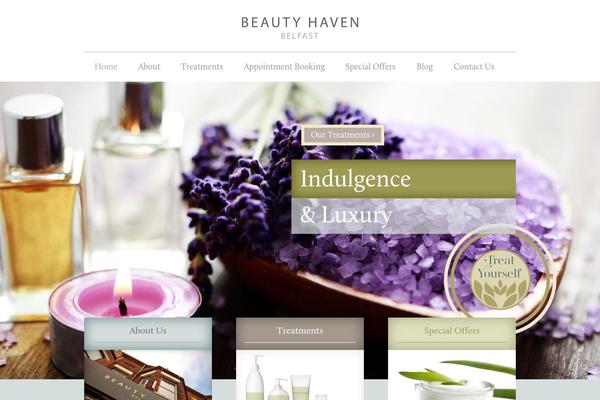 beautyhavenbelfast.com site used Beautyhaventheme