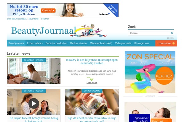 beautyjournaal.nl site used Beautyjournaal