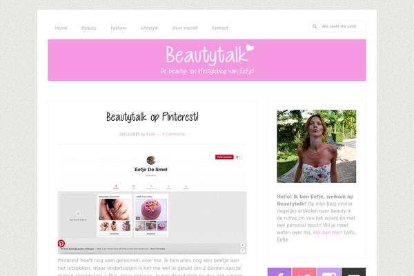 beautytalk.be site used Lifestyle Pro