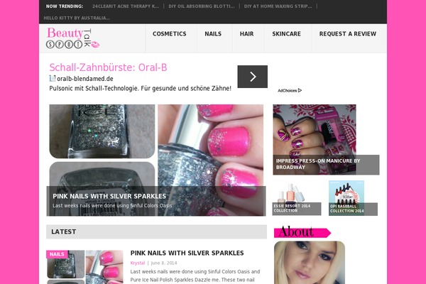 WordPress website example screenshot