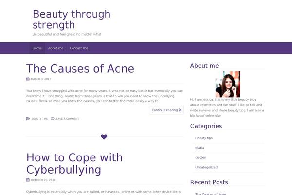 Forever theme site design template sample