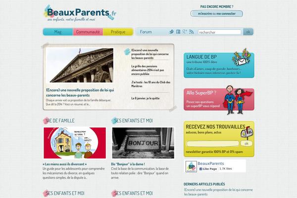 beauxparents.fr site used Beauxparents