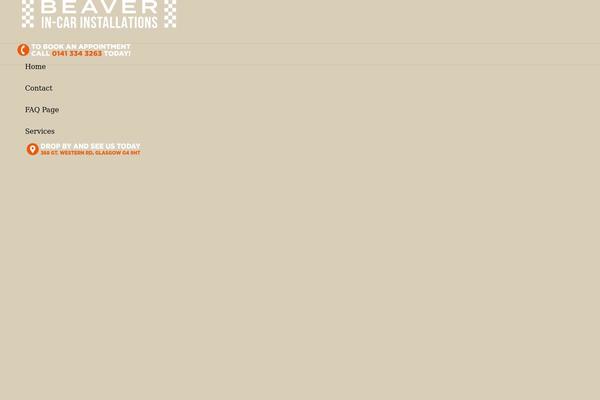 Impreza theme site design template sample