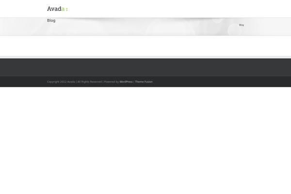 Avada theme site design template sample