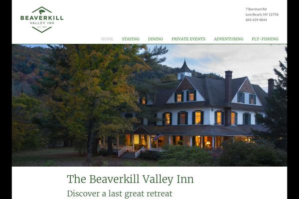 beaverkillvalleyinn.com site used Beaverkill