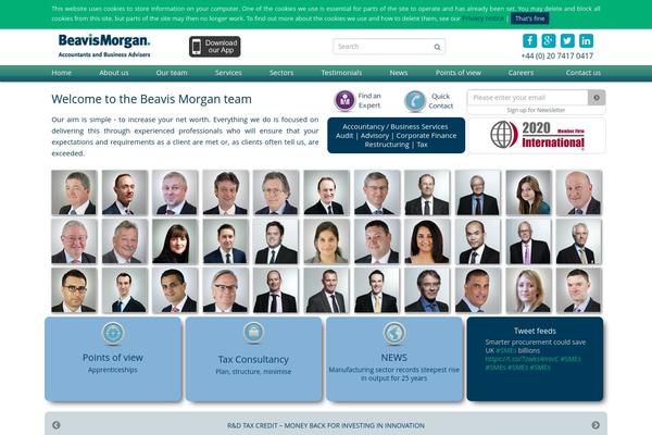 beavismorgan.com site used Bmwp