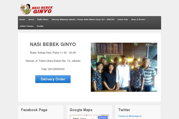 WordPress website example screenshot