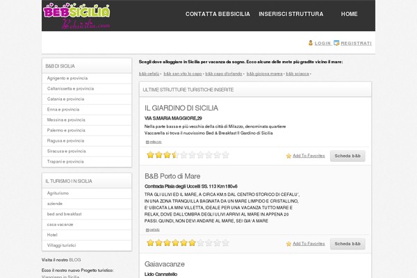 bebsicilia.com site used Directorypress