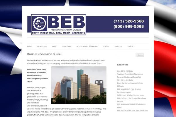 bebtexas.com site used Twenty Twelve