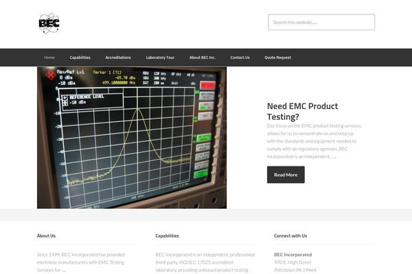 WordPress website example screenshot