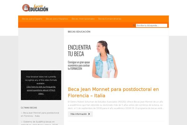 WordPress website example screenshot