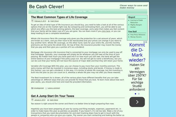 WordPress website example screenshot