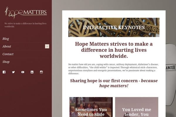 Vantage theme site design template sample