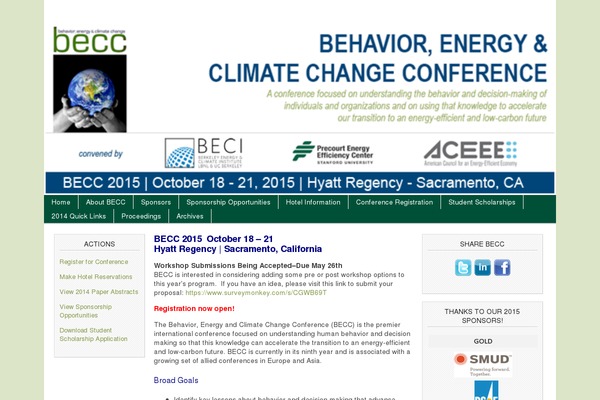 beccconference.org site used Shuttle-news