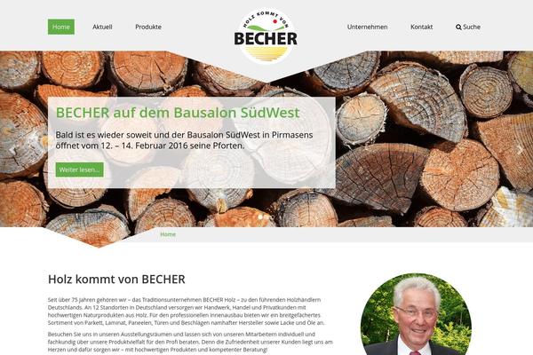 becher-holz.de site used Becher