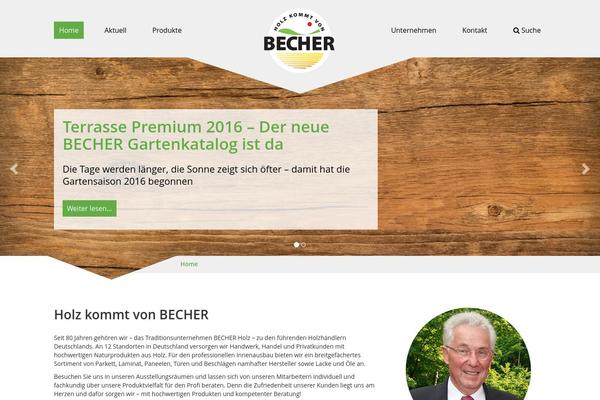 becher.de site used Becher