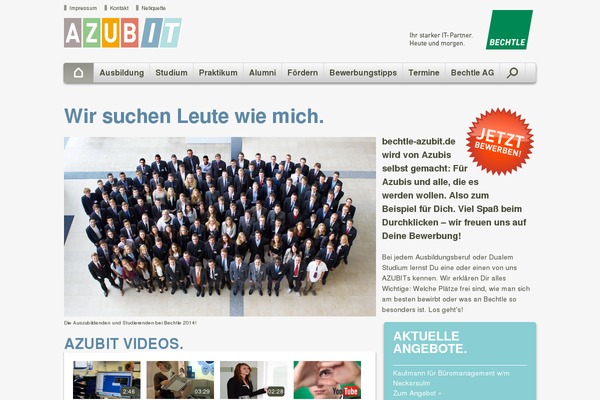 WordPress website example screenshot